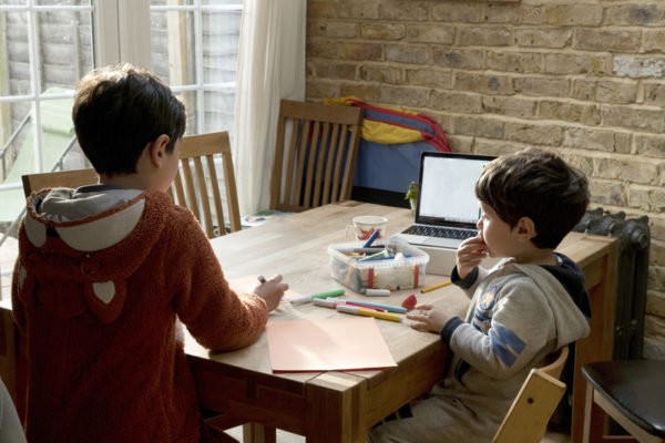 Espace de travail enfant pour la rentrée